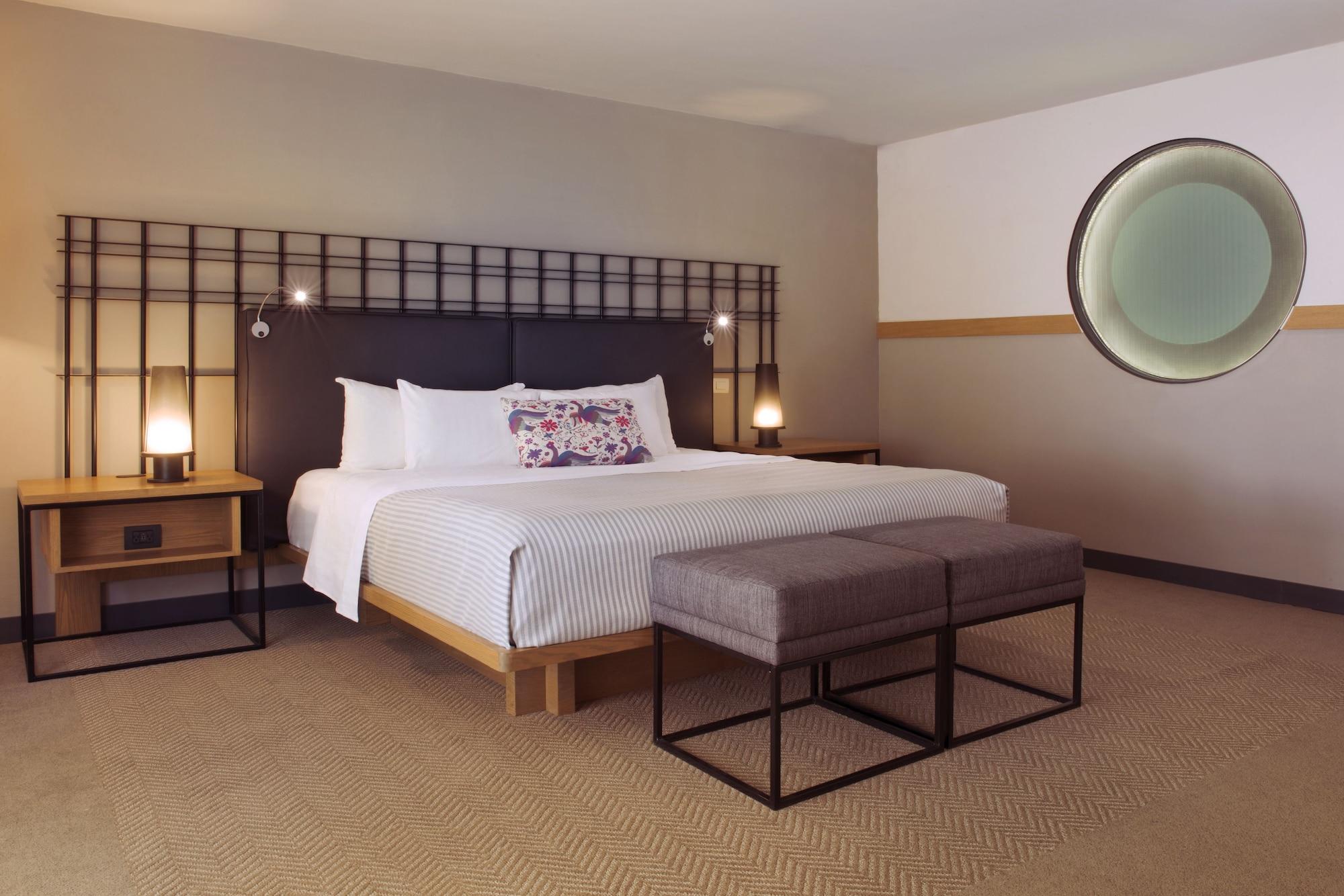 فندق هاسيندا جوريكا من بريساس كويريتارو المظهر الخارجي الصورة A bedroom at the hotel