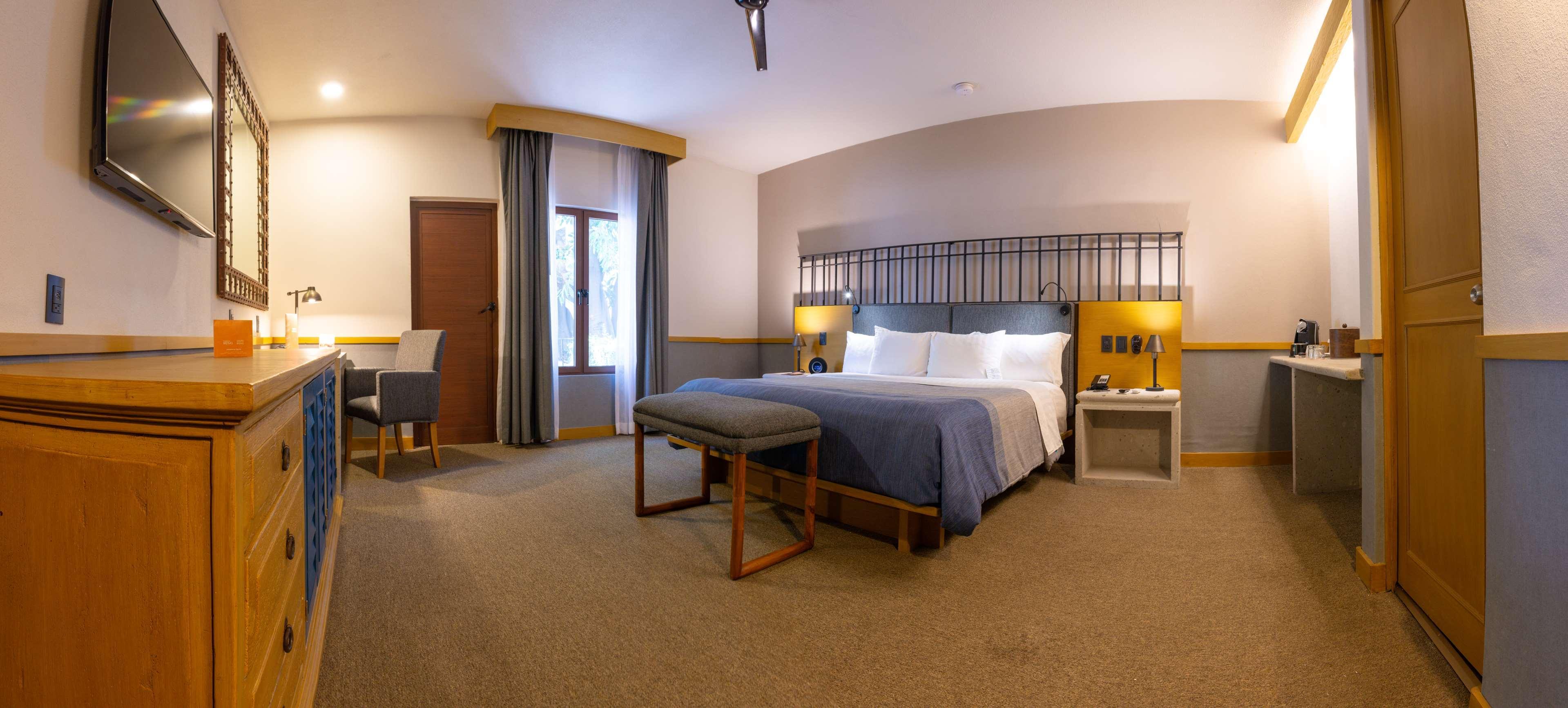 فندق هاسيندا جوريكا من بريساس كويريتارو المظهر الخارجي الصورة A room at the hotel