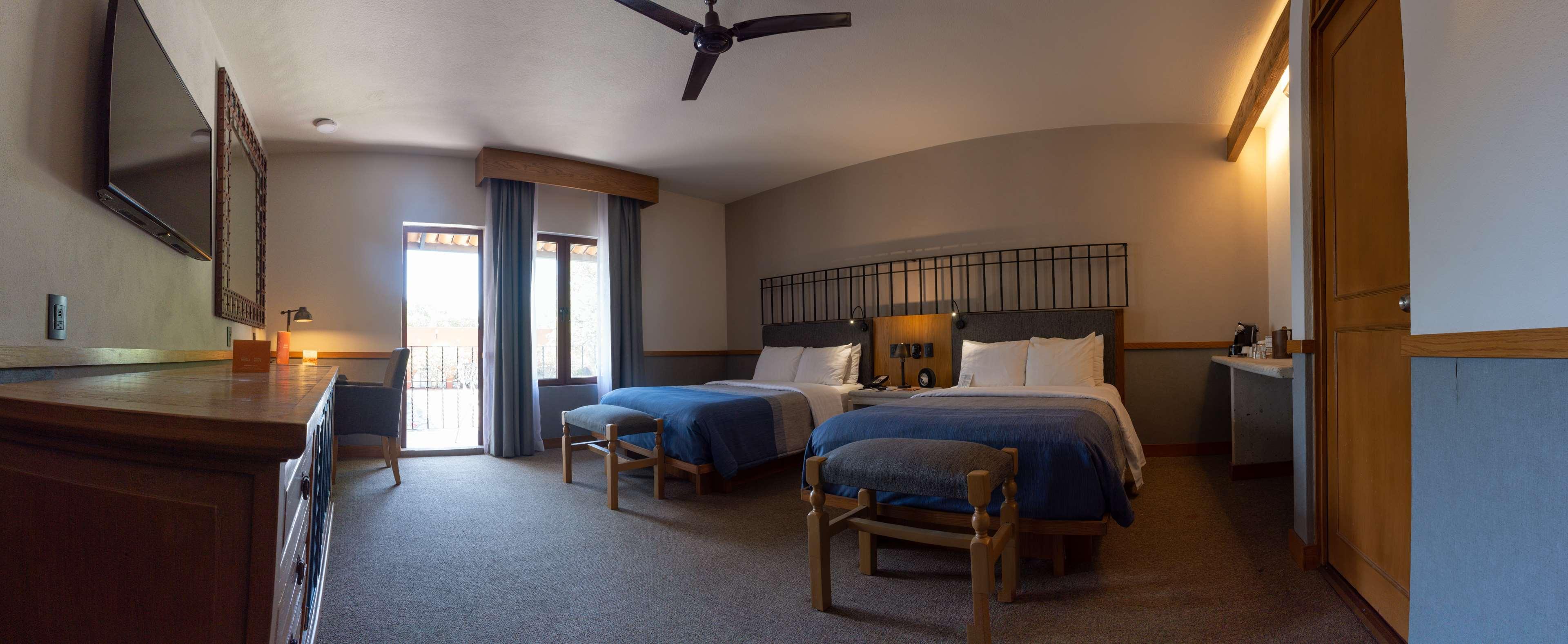 فندق هاسيندا جوريكا من بريساس كويريتارو المظهر الخارجي الصورة A guest room at the Lodge at the Presidio